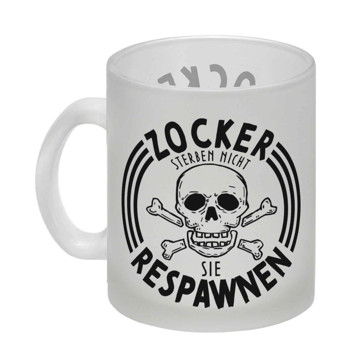 Zocker sterben nicht sie respawnen Totenkopf Kaffeebecher