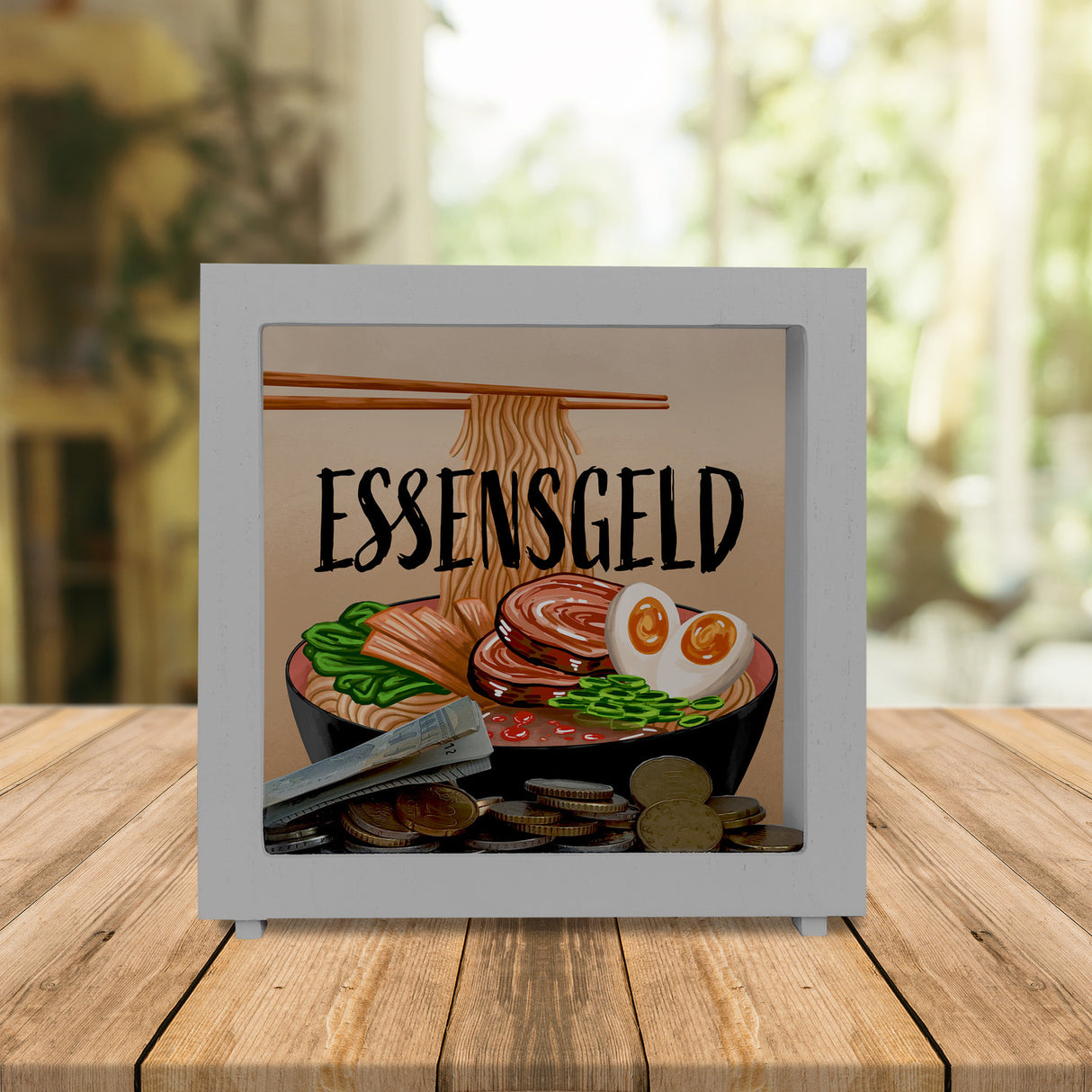 Essensgeld Ramen Spardose