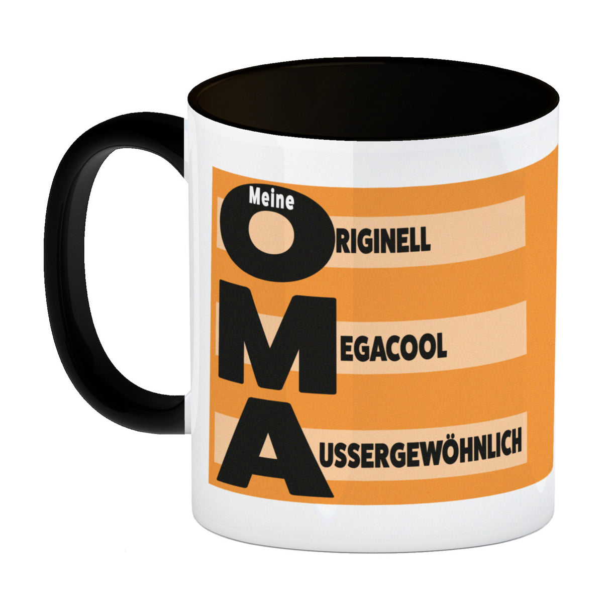 Meine Oma - Originell Megacool Außergewöhnlich Kaffeebecher in orange