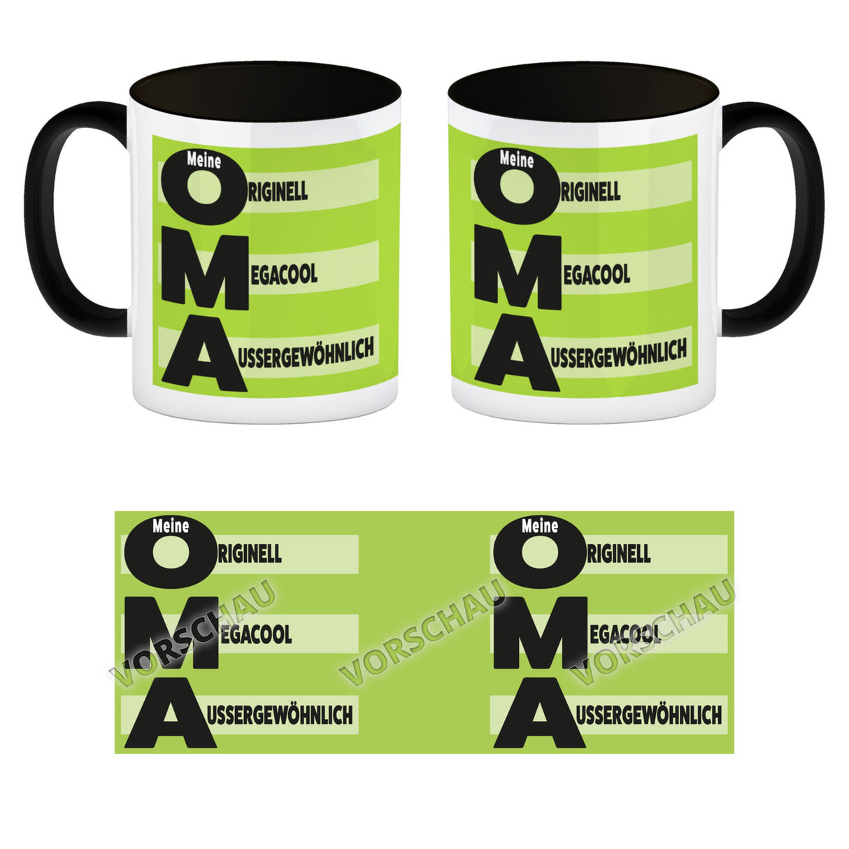 Meine Oma - Originell Megacool Außergewöhnlich Kaffeebecher in orange