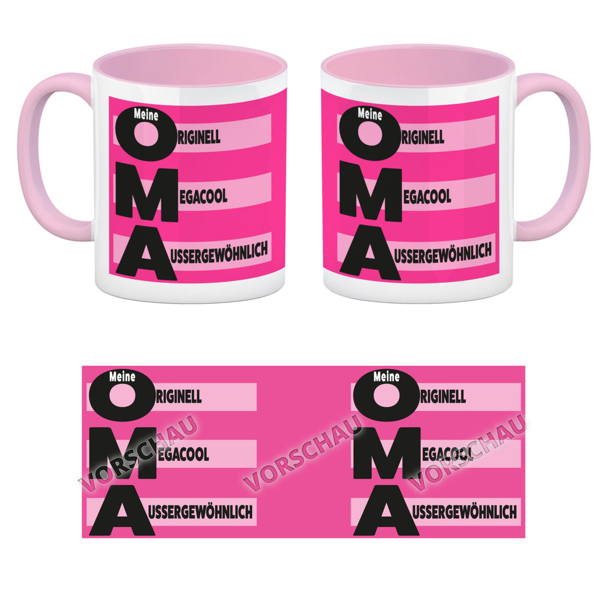 Meine Oma - Originell Megacool Außergewöhnlich Kaffeebecher in orange