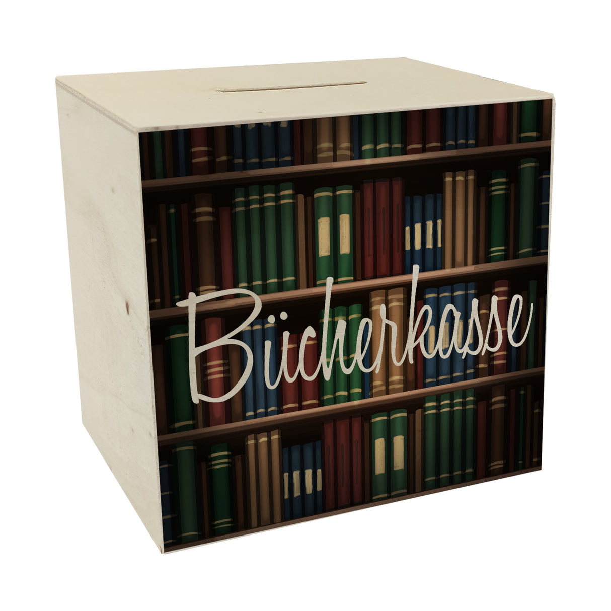 Bücherkasse Spardose für Leseratten