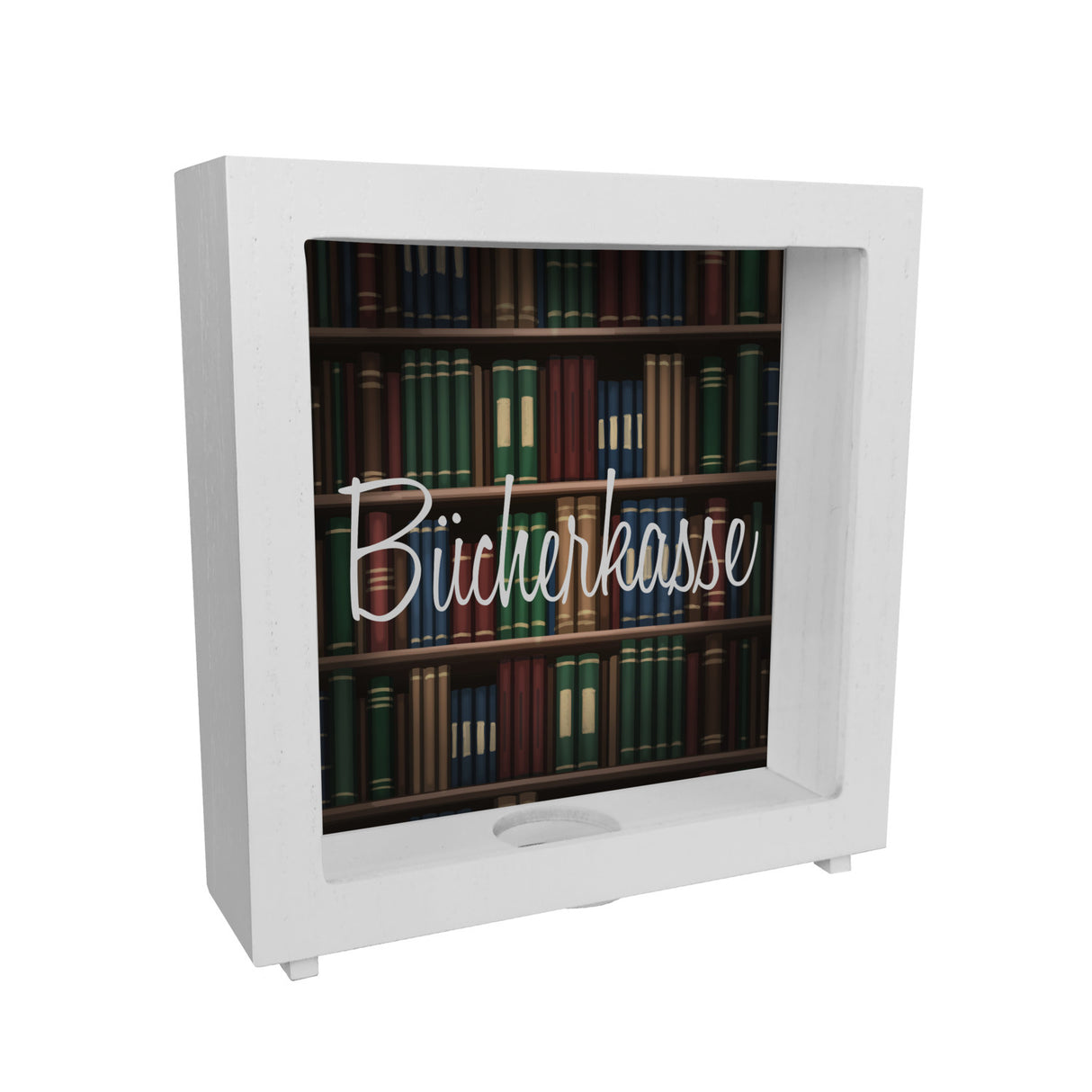 Bücherkasse Spardose für Leseratten