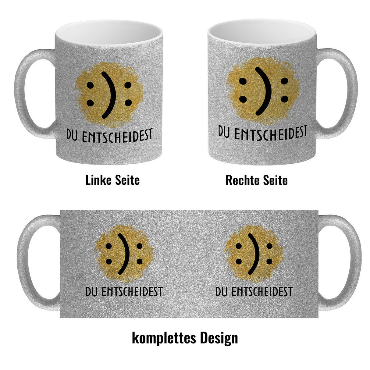 Gute Laune schlechte Laune Kaffeebecher