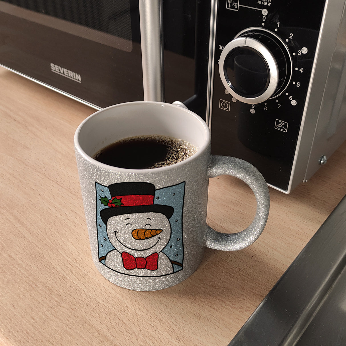 Schneemann & Pinguin Kaffeebecher