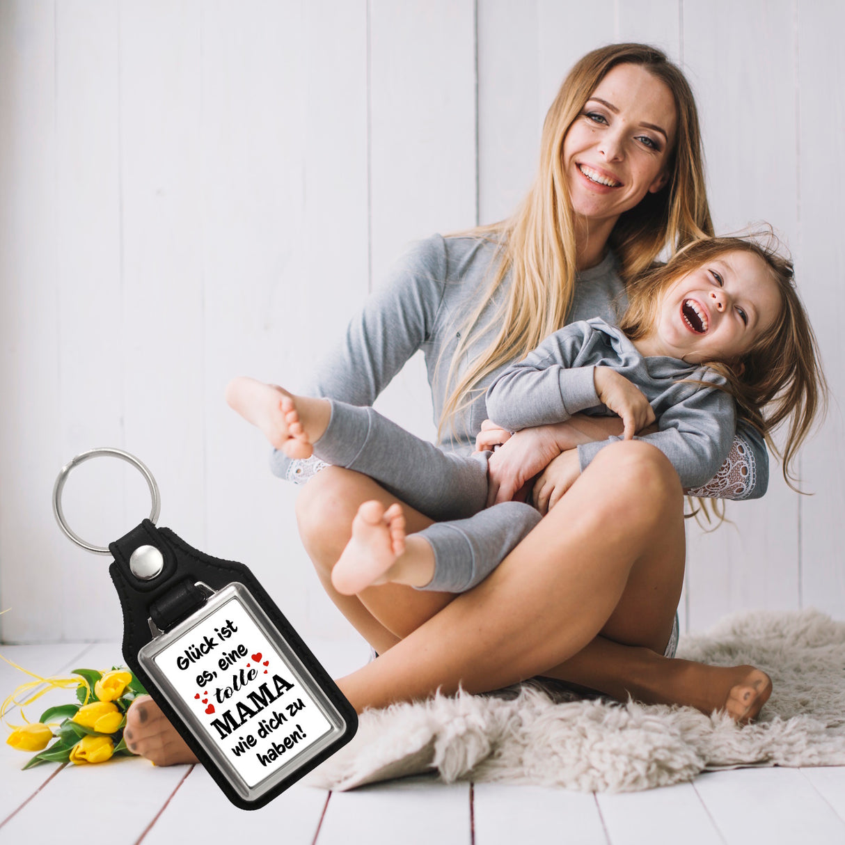 Tolle Mama Glück Schlüsselanhänger