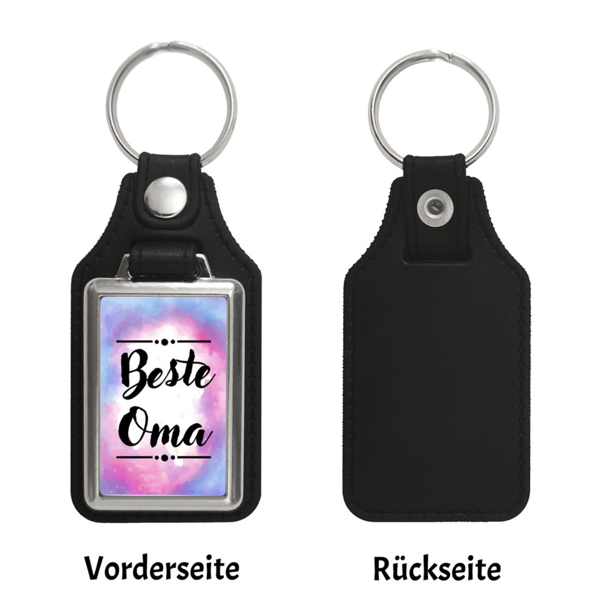 Beste Schwester Schlüsselanhänger in Wasserfarbenoptik