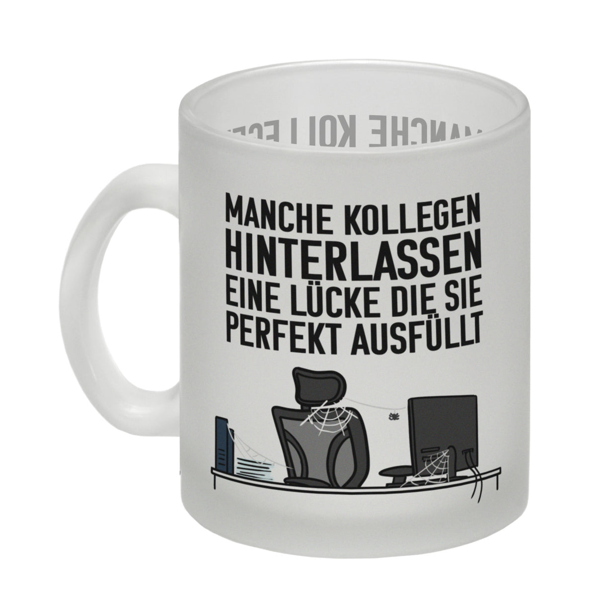 Manche Kollegen hinterlassen eine Lücke… Kaffeebecher