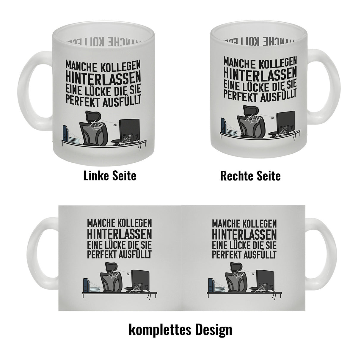 Manche Kollegen hinterlassen eine Lücke… Kaffeebecher