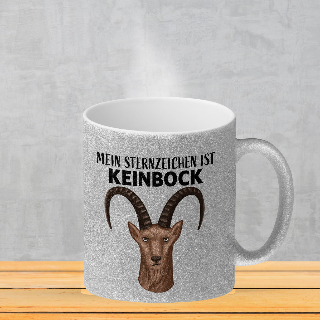 Mein Sternzeichen ist Keinbock Sternbild Kaffeebecher