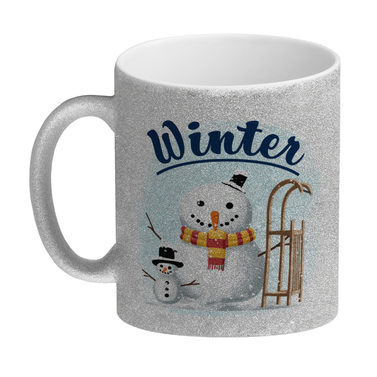 Winter Schneemann Kaffeebecher