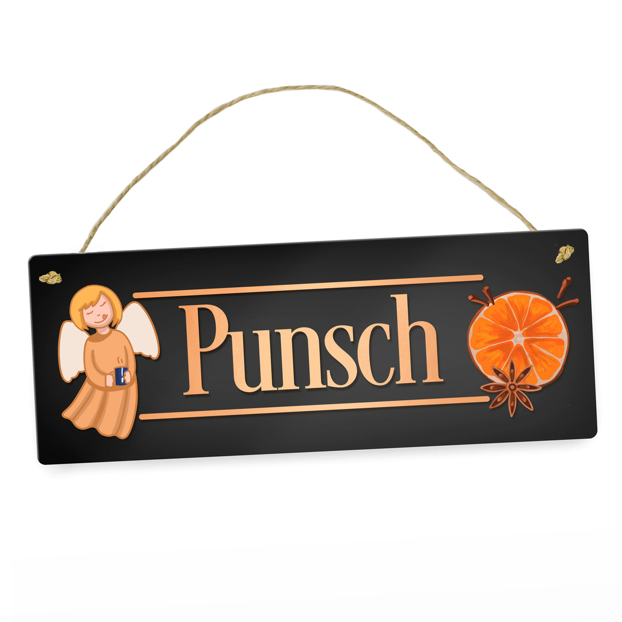 Punsch Metallschild