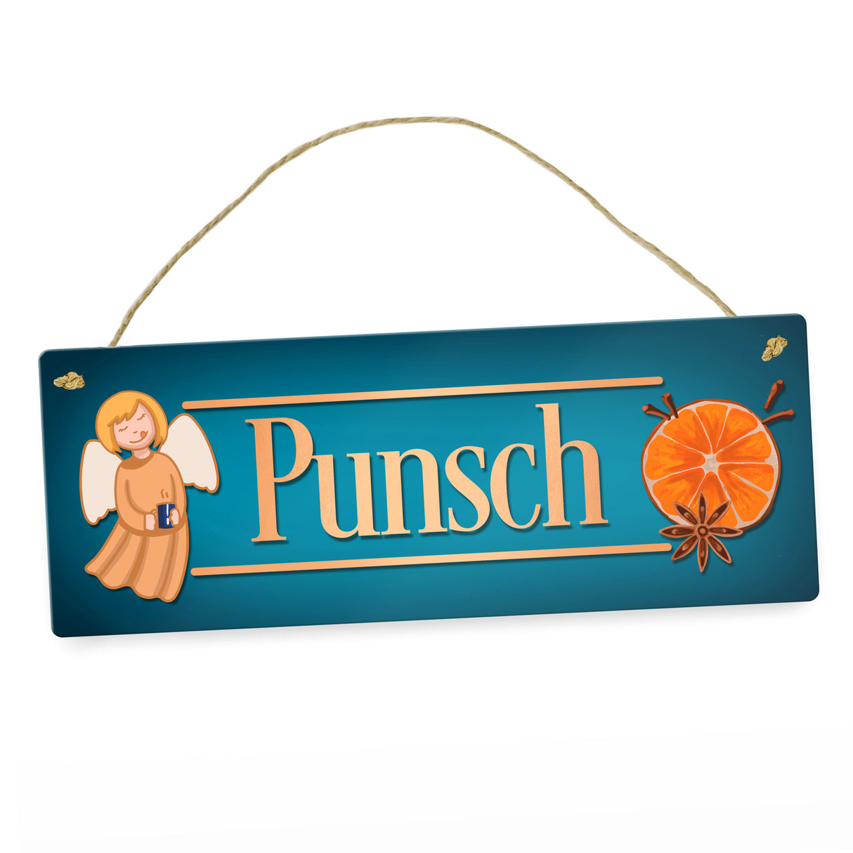 Punsch Metallschild