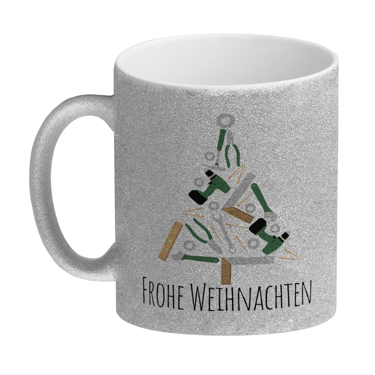 Frohe Weihnachten Handwerker Kaffeebecher