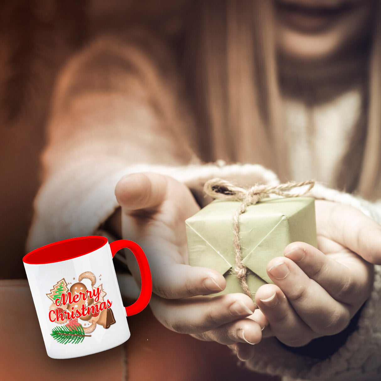 Merry Christmas Lebkuchen Kaffeebecher