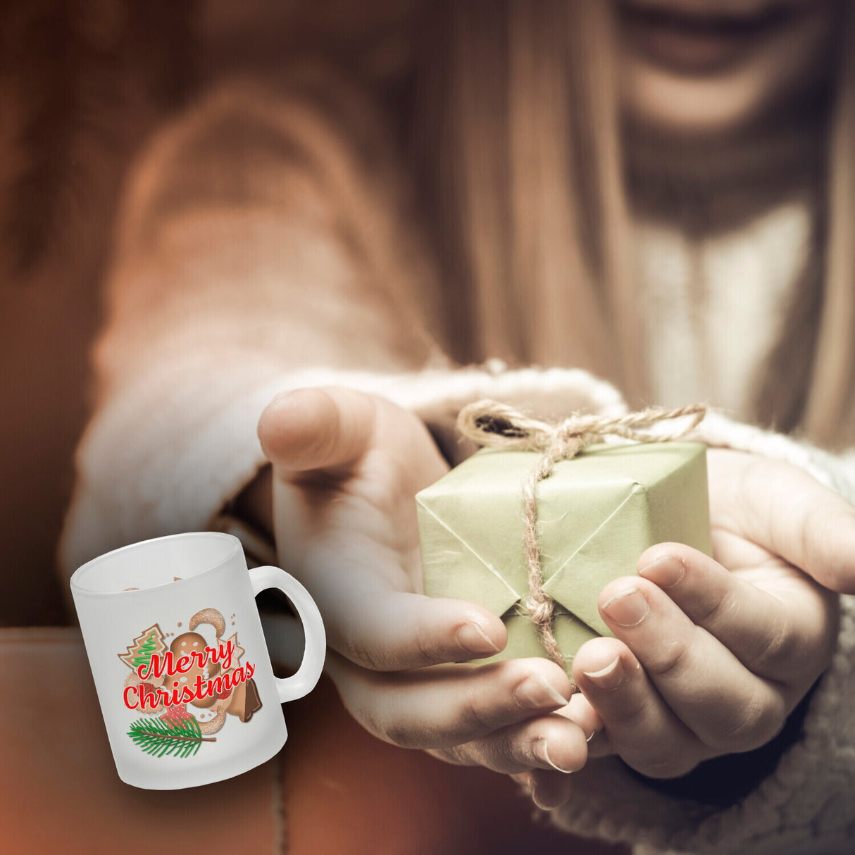 Merry Christmas Lebkuchen Kaffeebecher