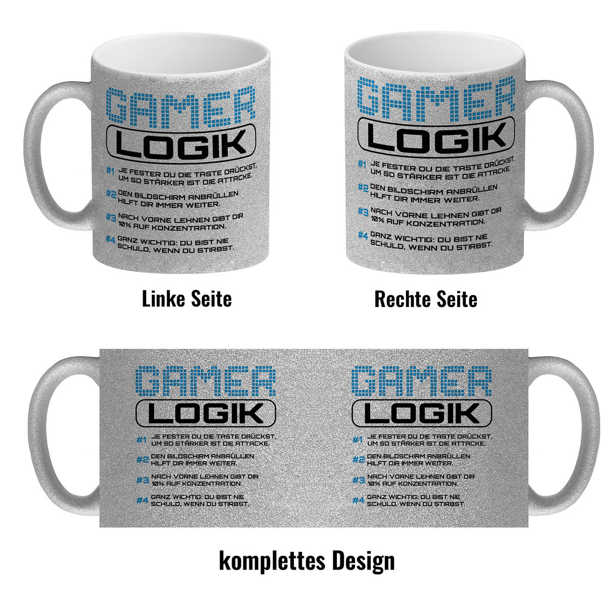 Gamer Logik Kaffeebecher