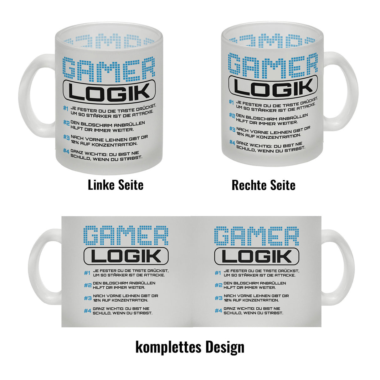 Gamer Logik Kaffeebecher