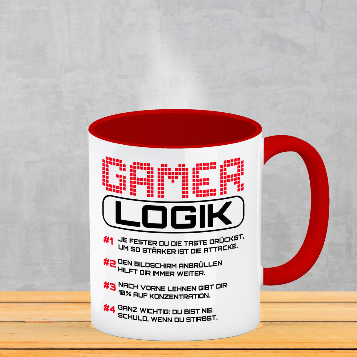 Gamer Logik Kaffeebecher