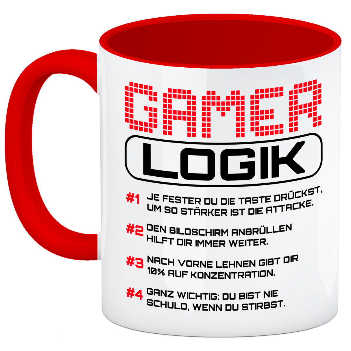 Gamer Logik Kaffeebecher