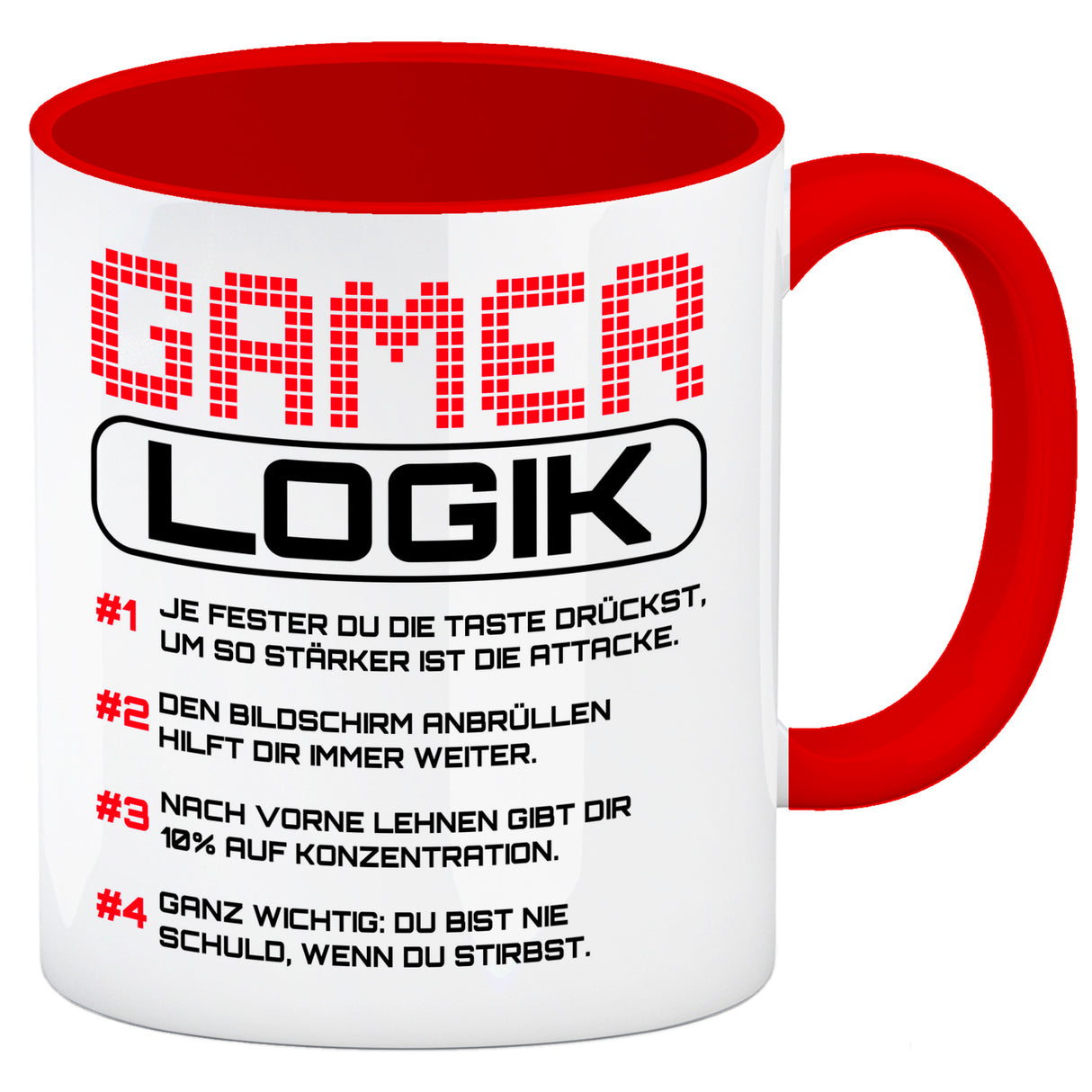 Gamer Logik Kaffeebecher