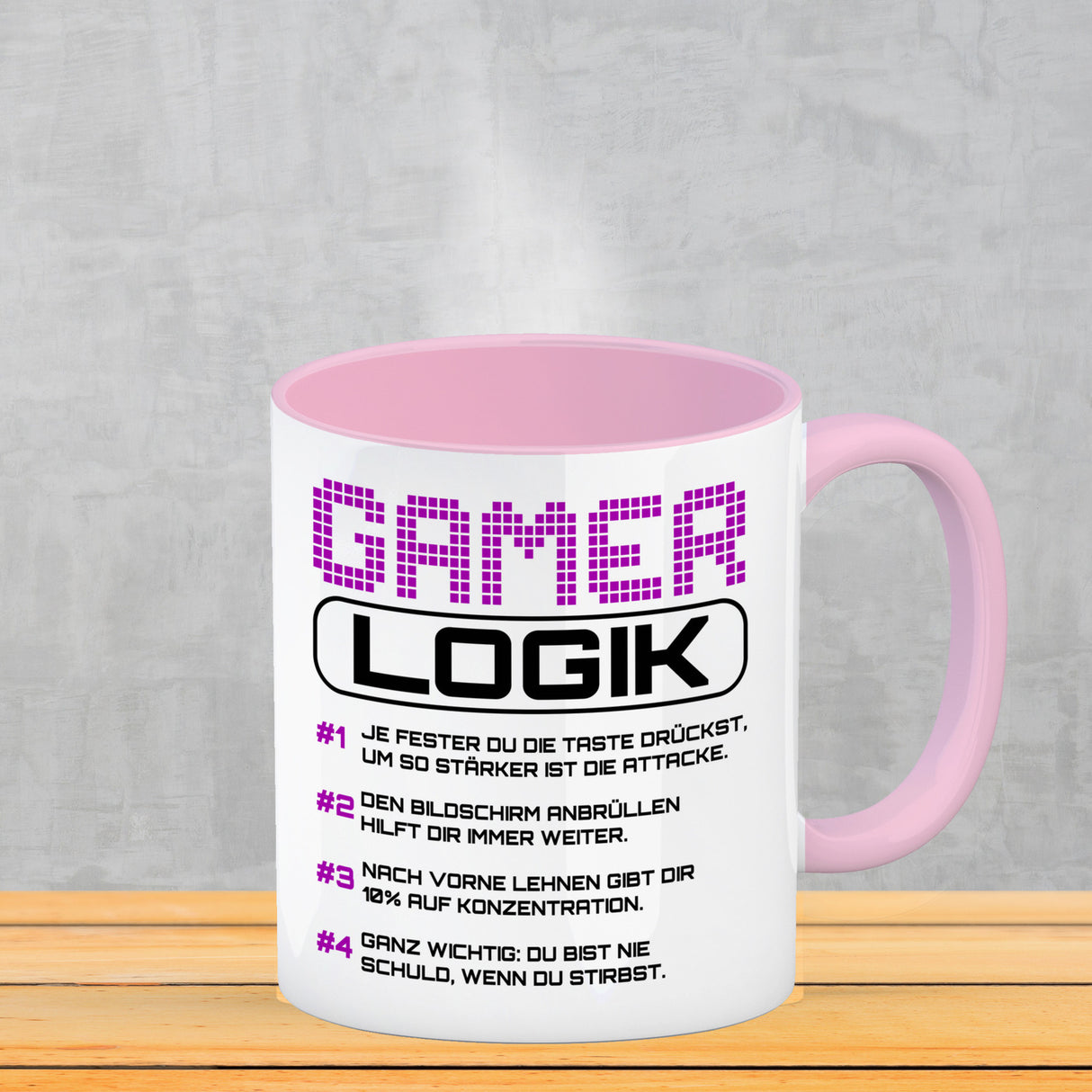 Gamer Logik Kaffeebecher
