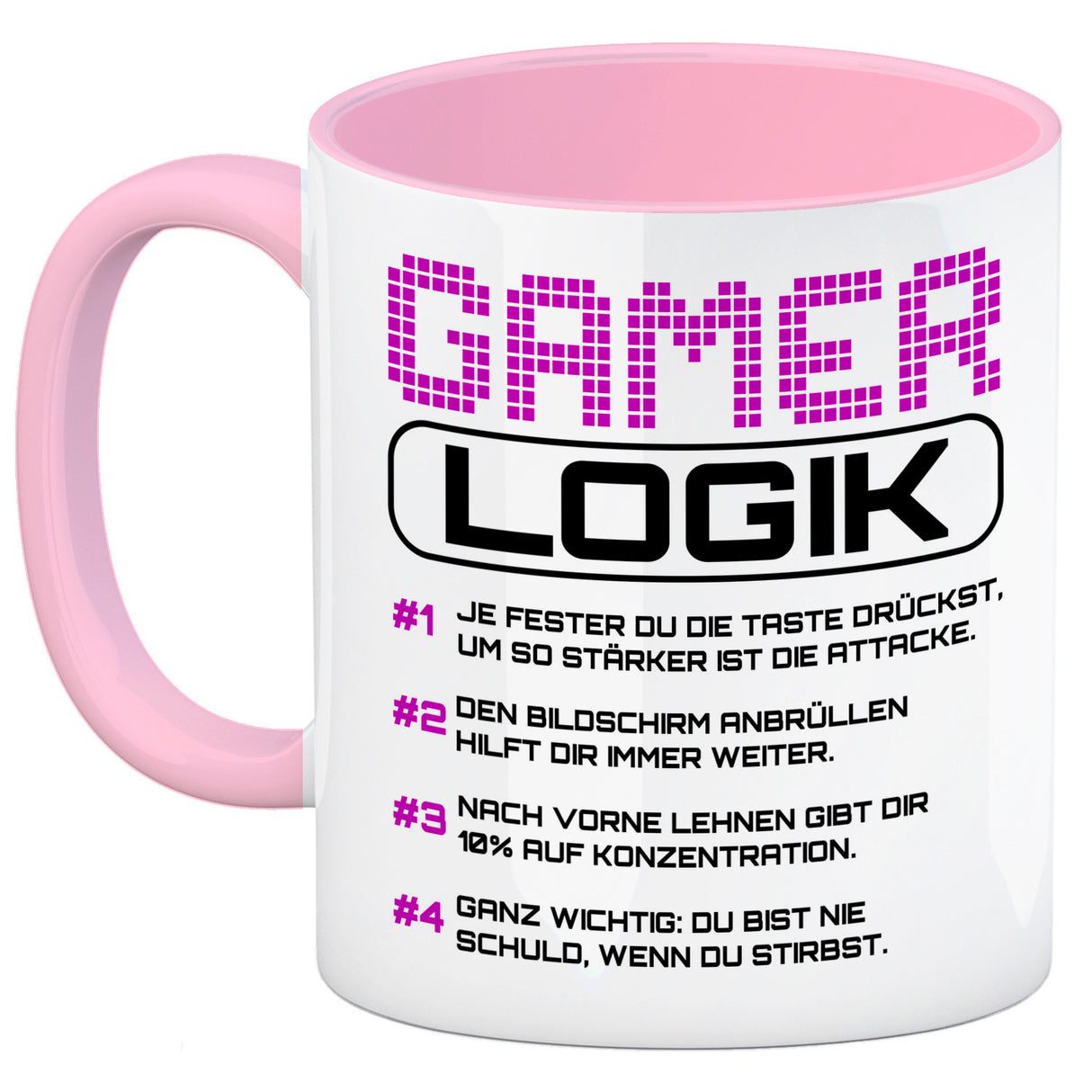 Gamer Logik Kaffeebecher