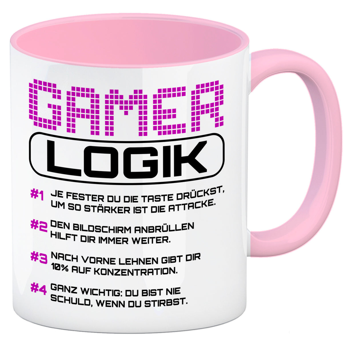 Gamer Logik Kaffeebecher