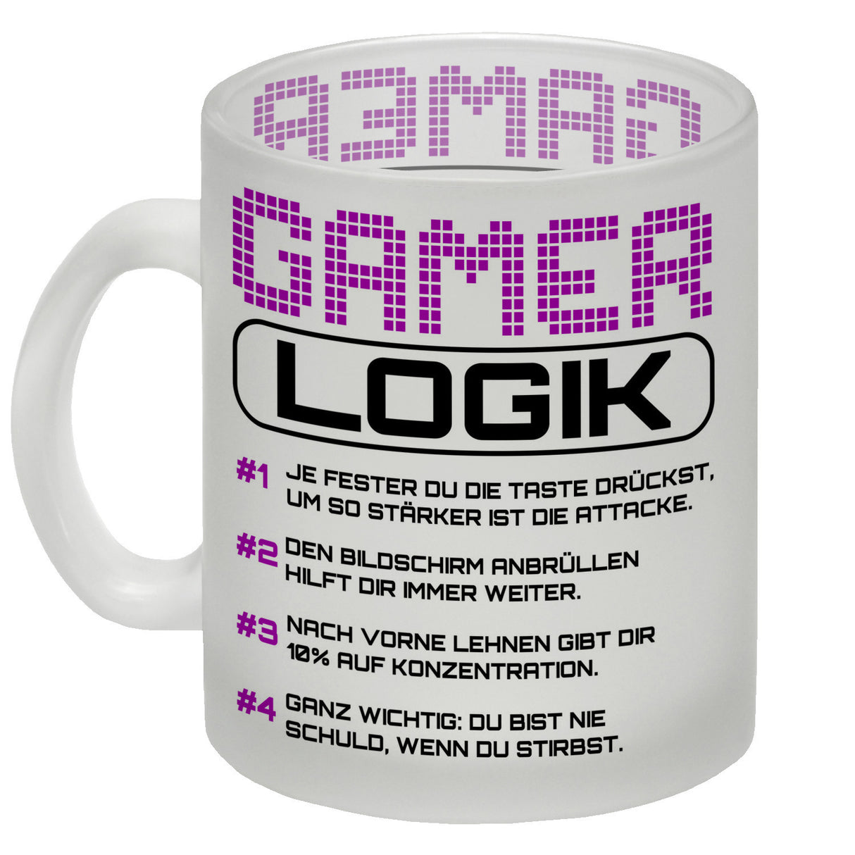 Gamer Logik Kaffeebecher