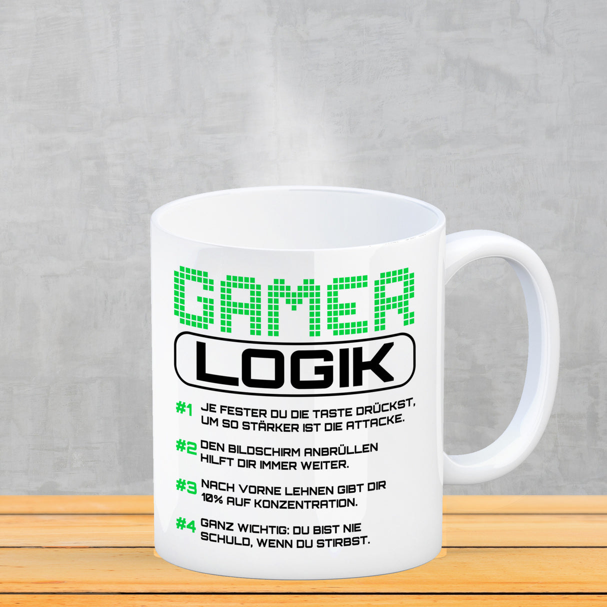 Gamer Logik Kaffeebecher