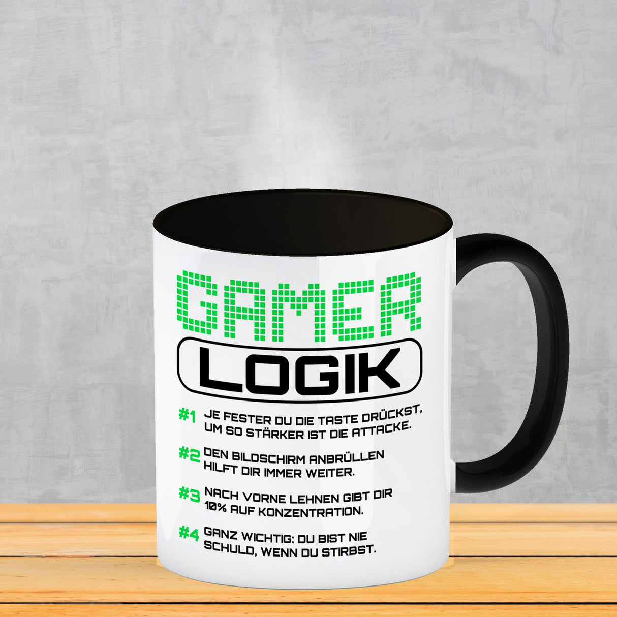 Gamer Logik Kaffeebecher