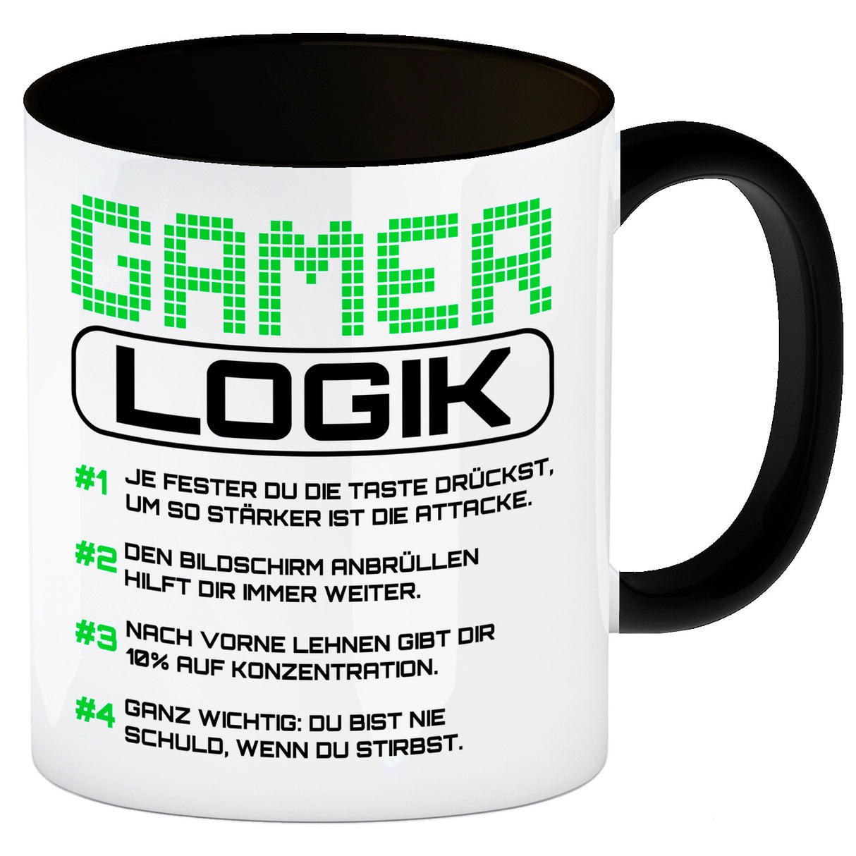 Gamer Logik Kaffeebecher