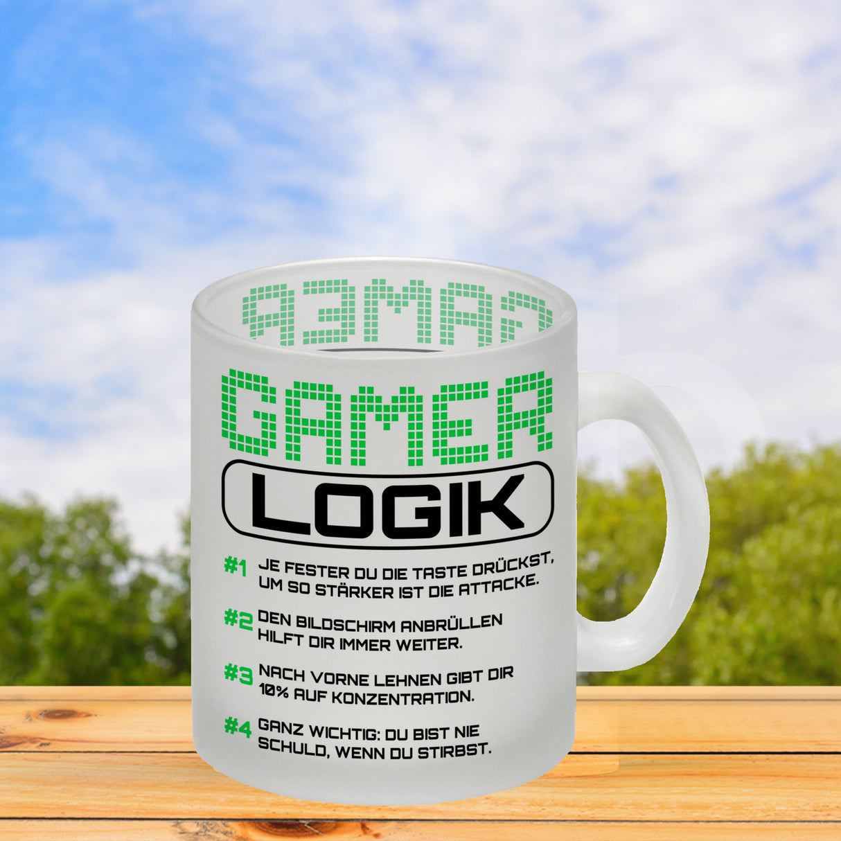 Gamer Logik Kaffeebecher
