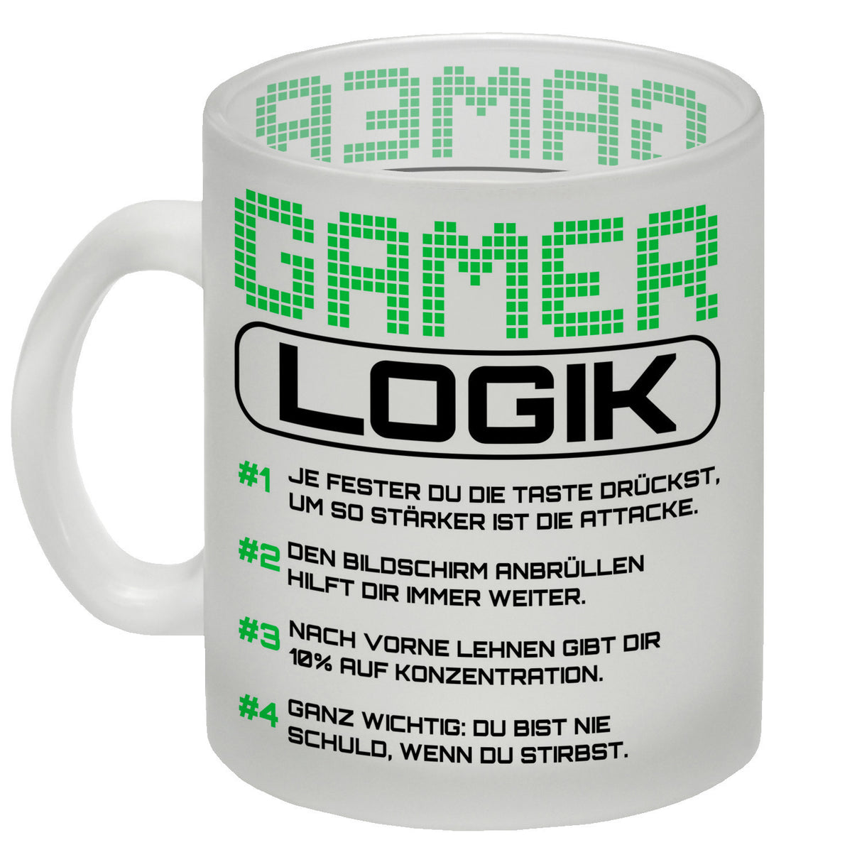 Gamer Logik Kaffeebecher