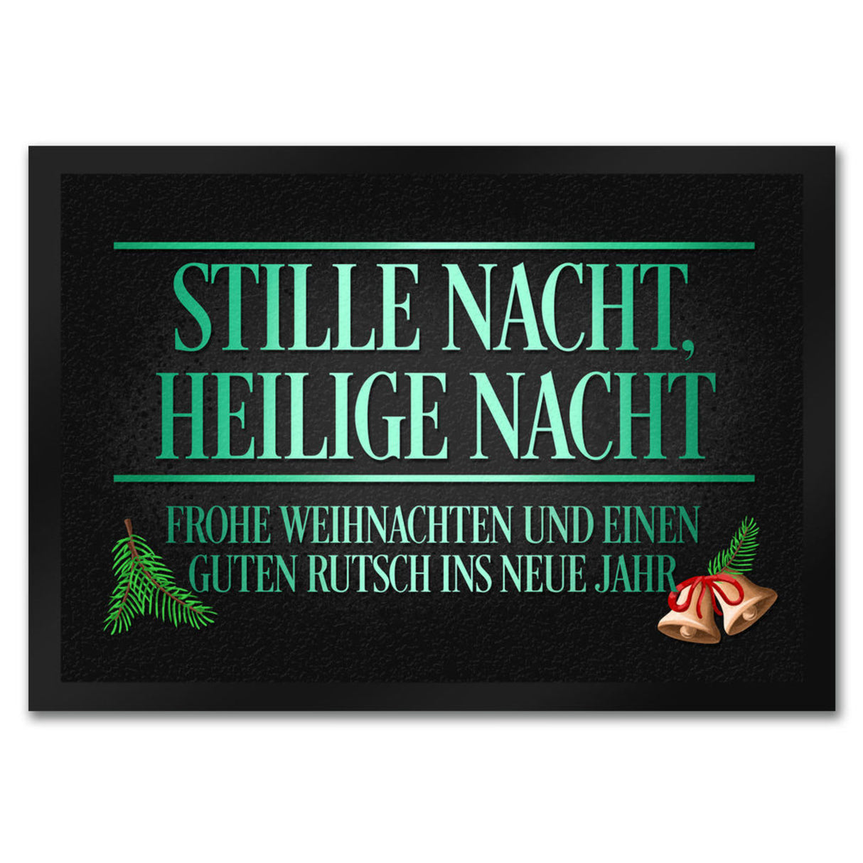 Lasst uns froh und munter sein Weihnachten Fußmatte