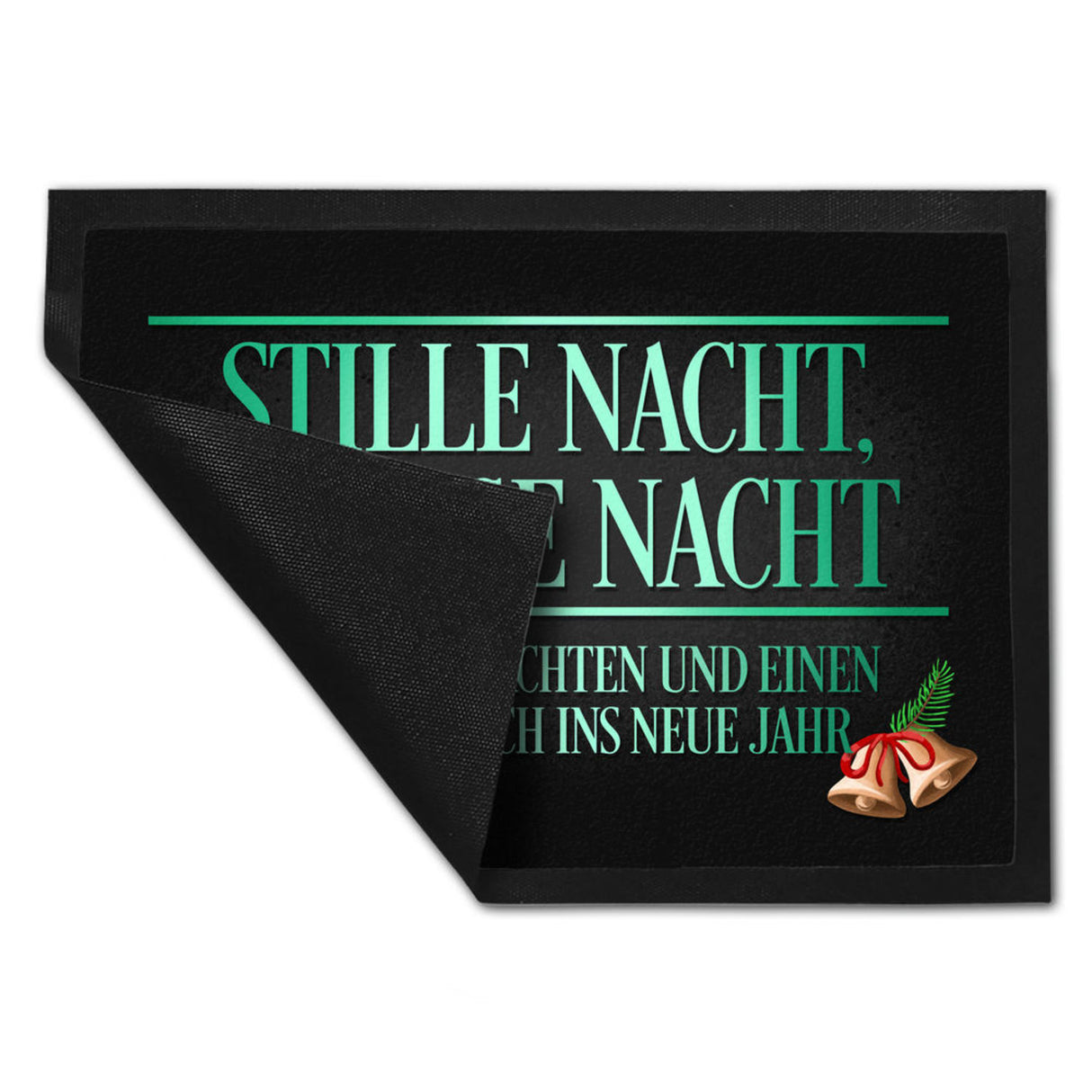 Lasst uns froh und munter sein Weihnachten Fußmatte