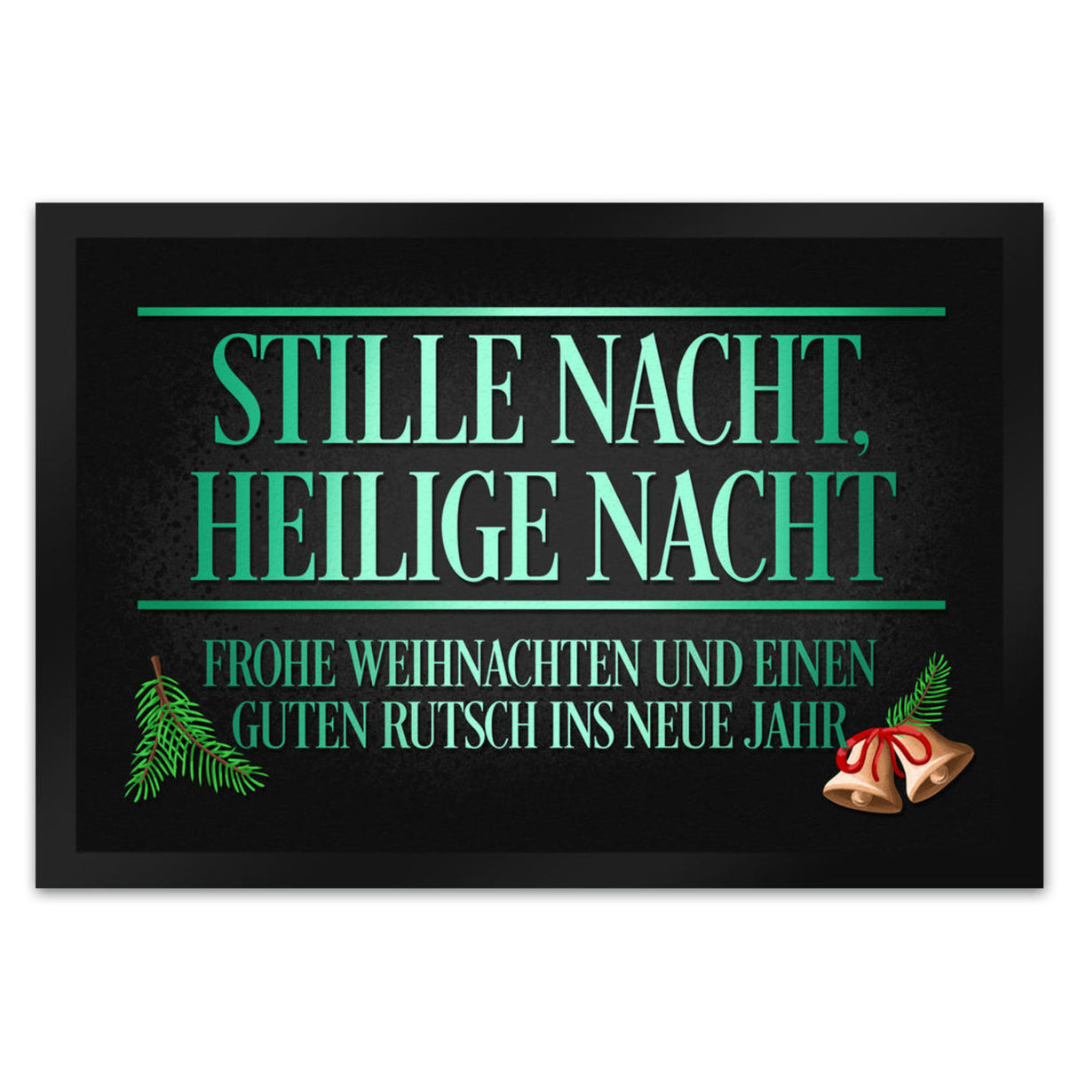 Lasst uns froh und munter sein Weihnachten Fußmatte