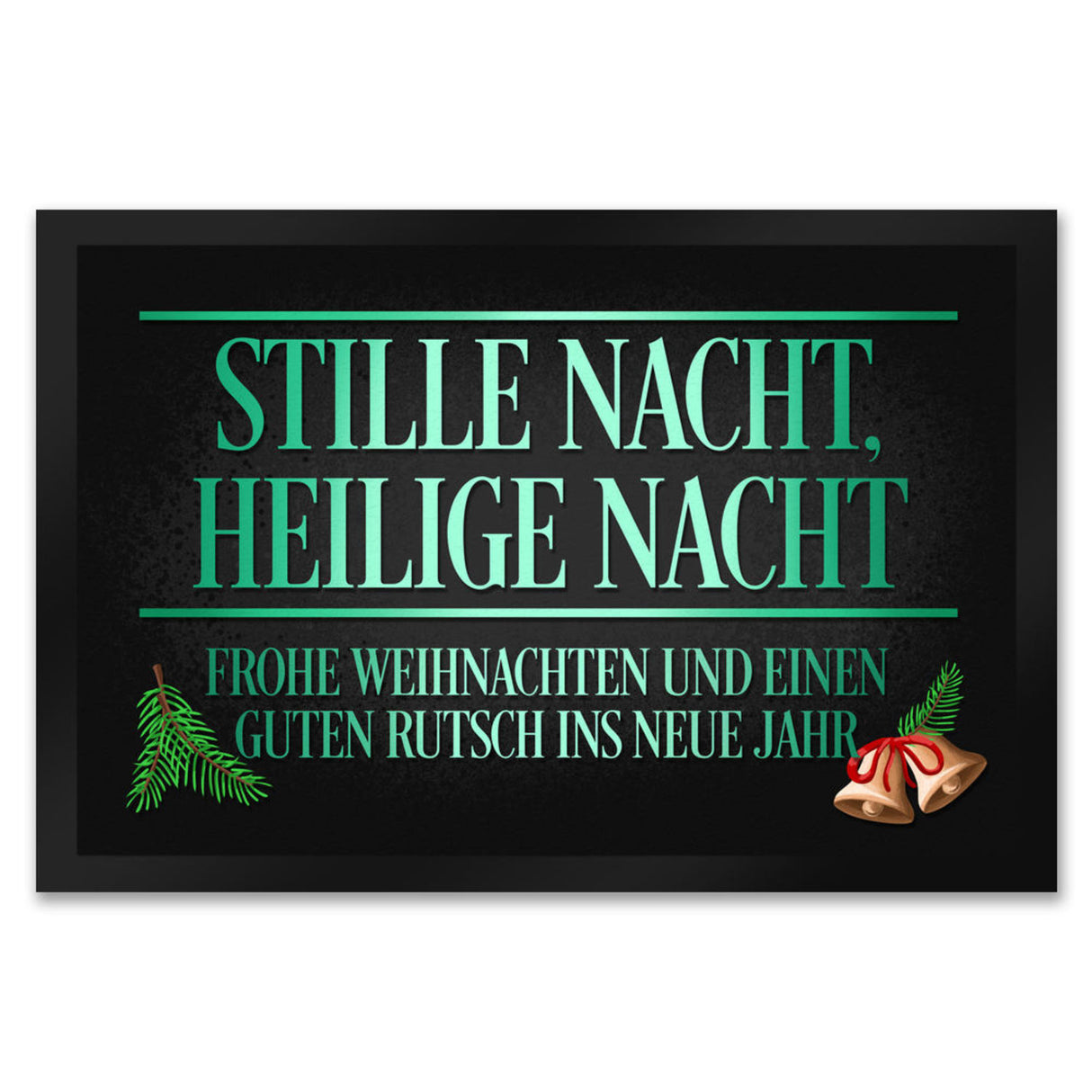 Lasst uns froh und munter sein Weihnachten Fußmatte