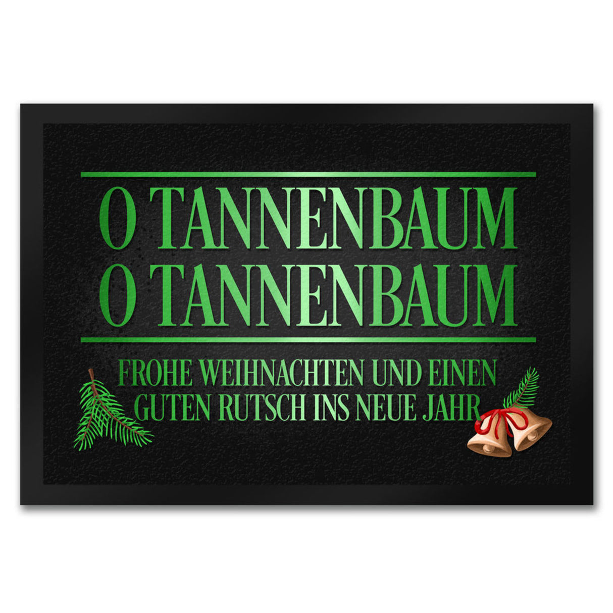 Lasst uns froh und munter sein Weihnachten Fußmatte