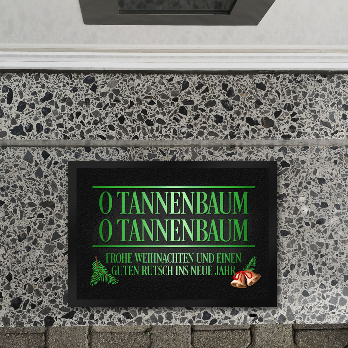 Lasst uns froh und munter sein Weihnachten Fußmatte