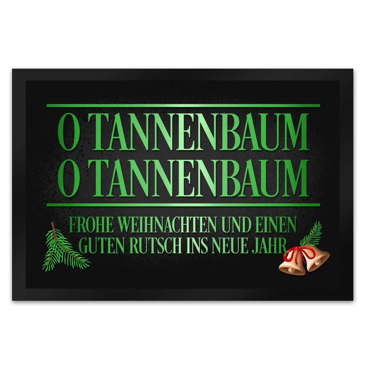 Lasst uns froh und munter sein Weihnachten Fußmatte