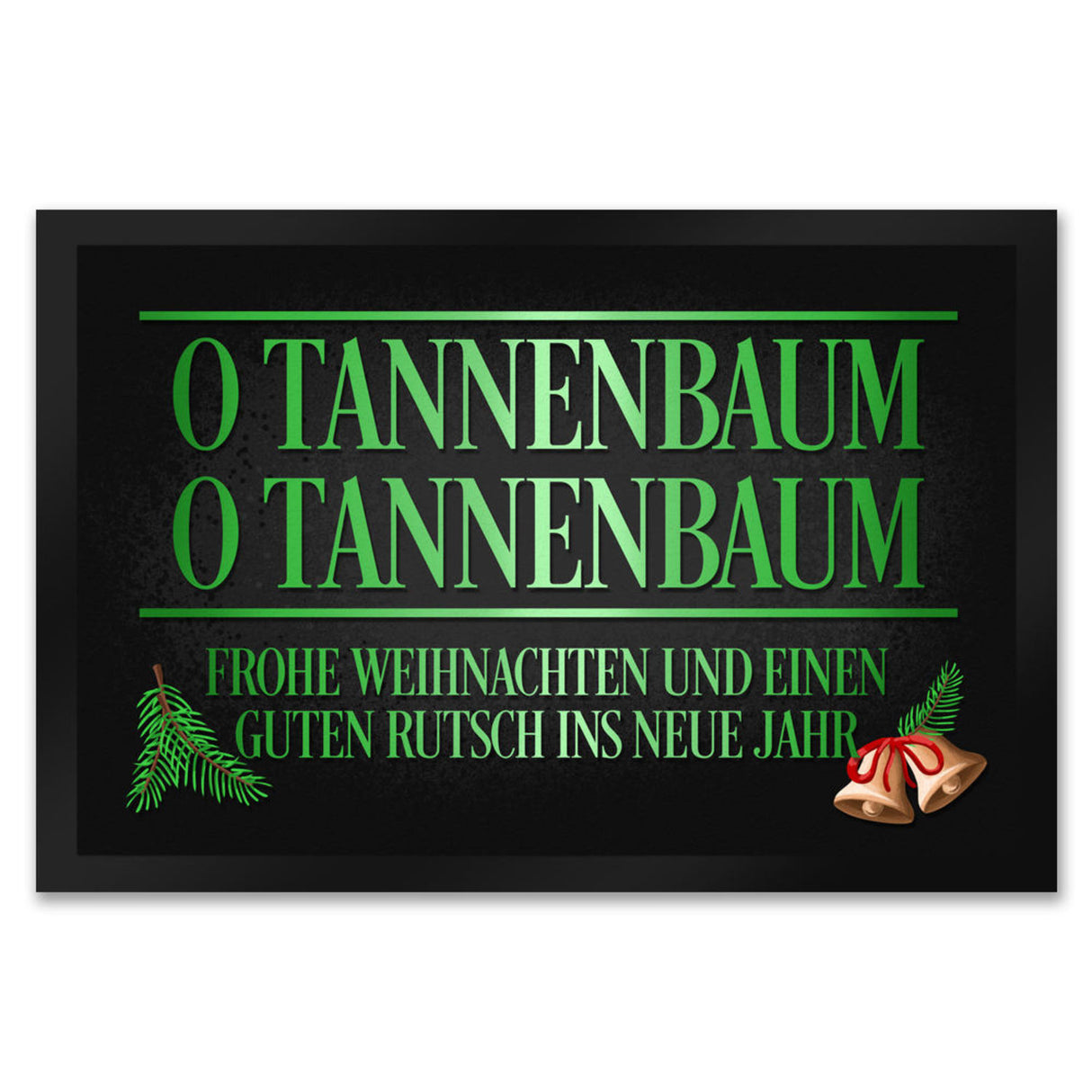 Lasst uns froh und munter sein Weihnachten Fußmatte