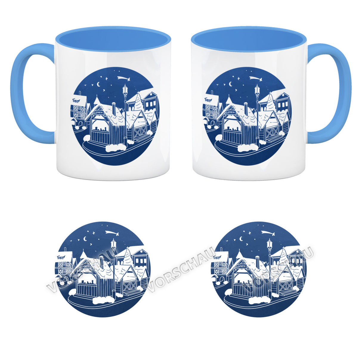 Glühweinstand Weihnachtsmarkt Variante 1 Kaffeebecher