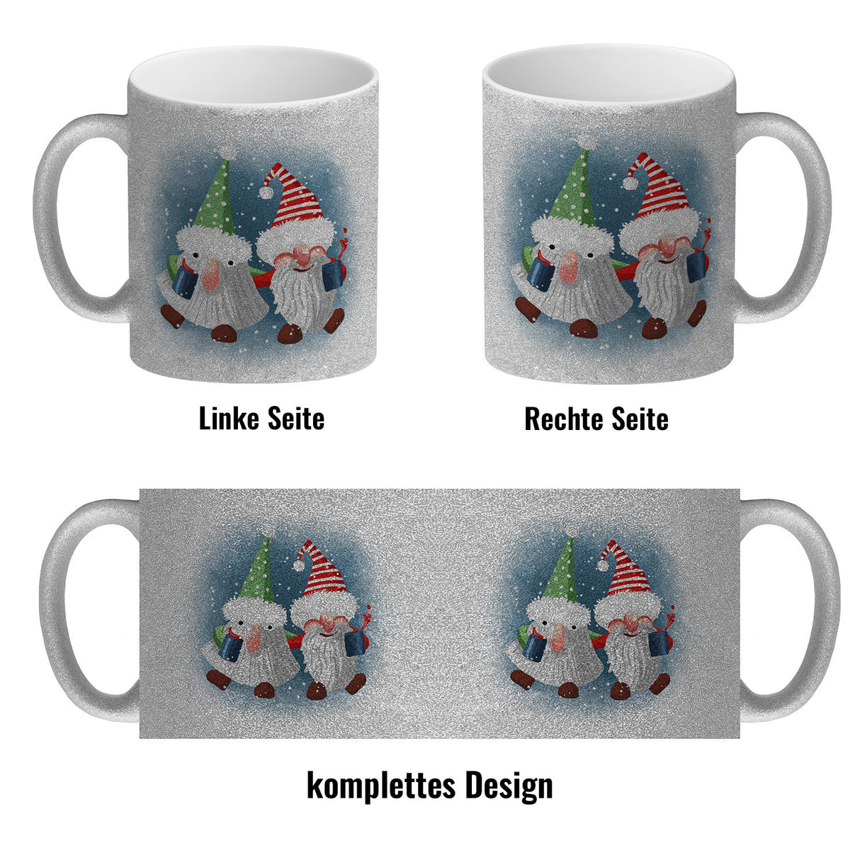 Betrunkene Wichtel Weihnachten Kaffeebecher