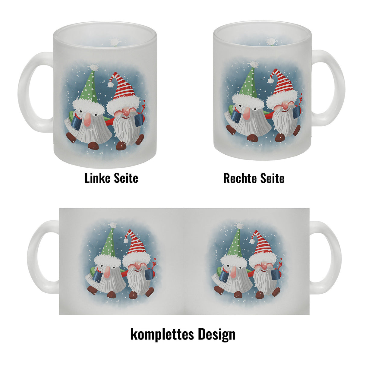 Betrunkene Wichtel Weihnachten Kaffeebecher