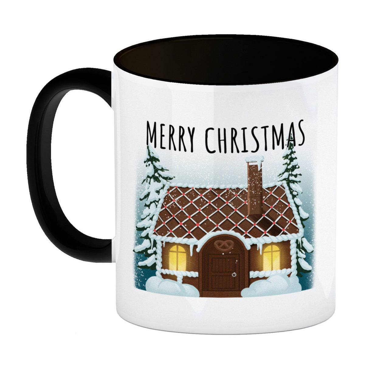 Merry Christmas Lebkuchenhaus Kaffeebecher