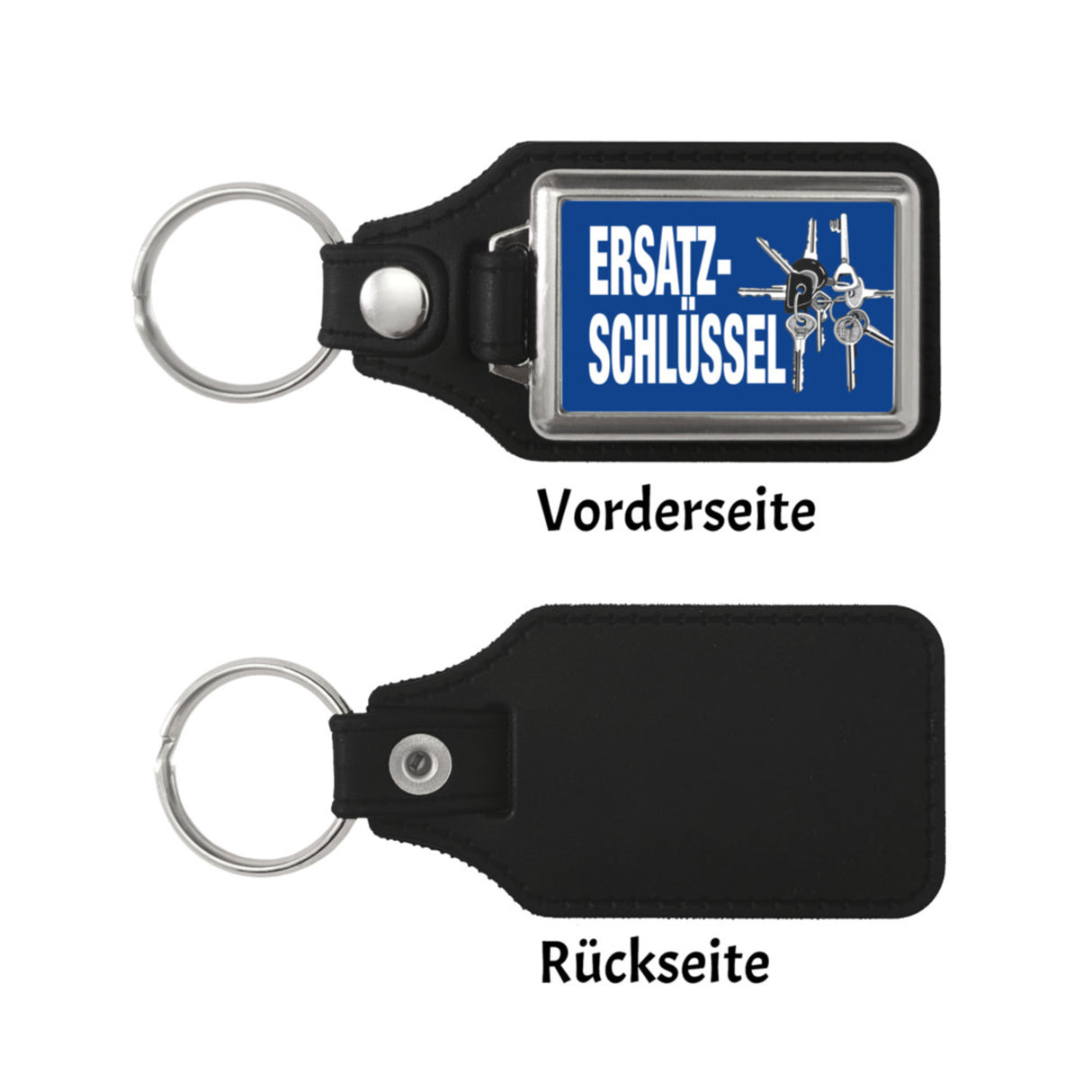 Ersatzschlüssel Schlüsselanhänger mit Schlüsselbund-Motiv