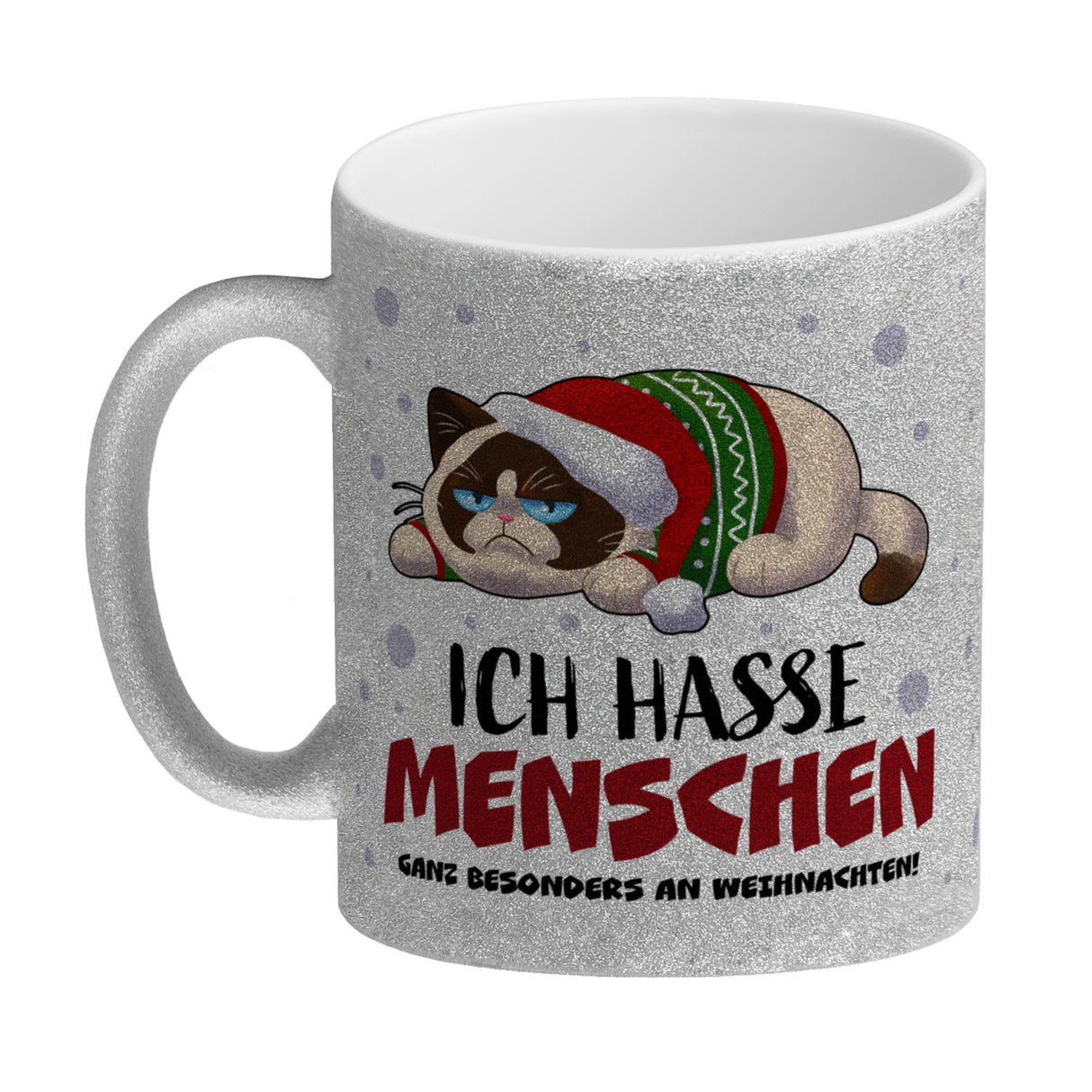 Ich hasse Menschen – ganz besonders an Weihnachten Kaffeebecher