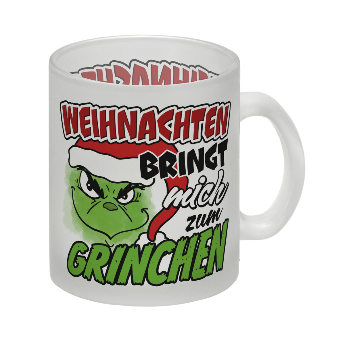 Weihnachten bringt mich zum grinchen Kaffeebecher