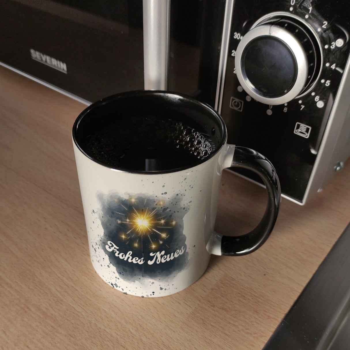 Feuerwerk Frohes Neues Silvester Kaffeebecher